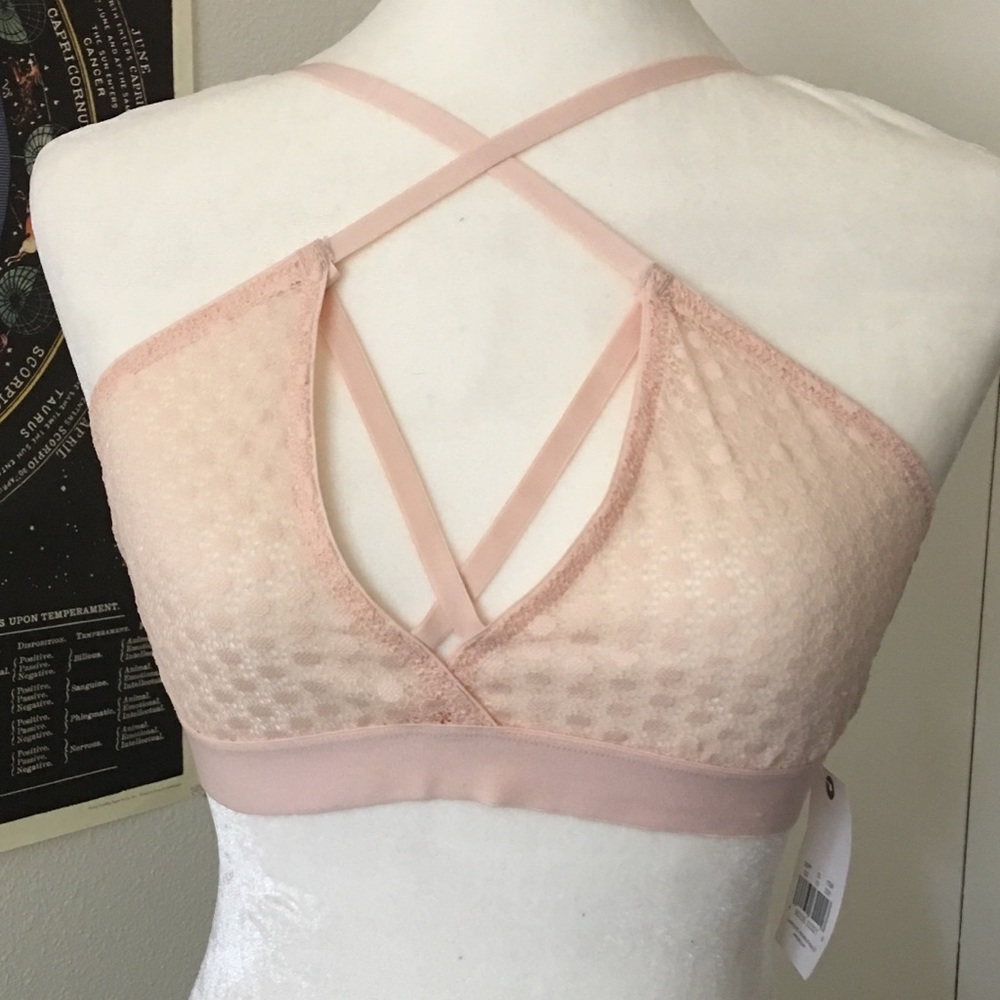 Pink Lace Bralette